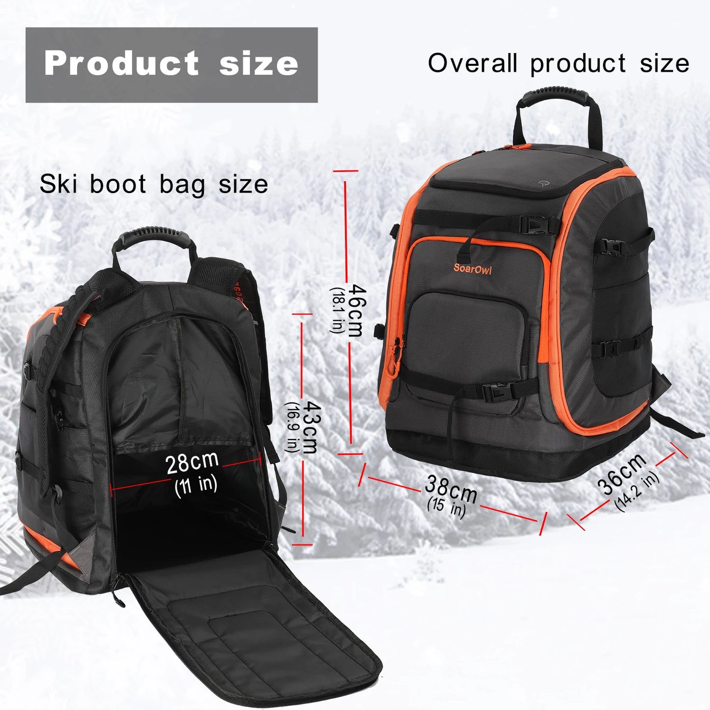 Ski bag x SOAROWL#1 65L